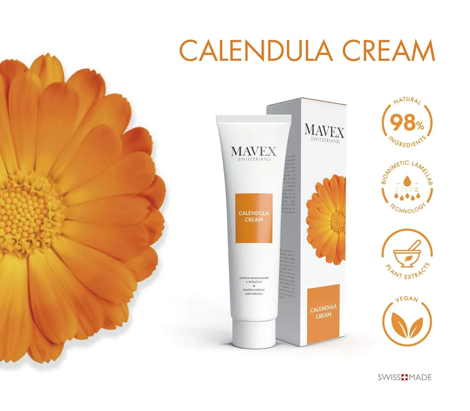 Крем с календулой и ромашкой «Calendula Cream» от MAVEX Mavex