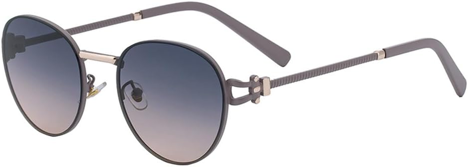 

Классические круглые солнцезащитные очки в стиле панк, модные солнцезащитные очки в металлической оправе для вождения, винтажные овальные очки для женщин, защита от ультрафиолета UV400 WNCKSQ, C5grayorange