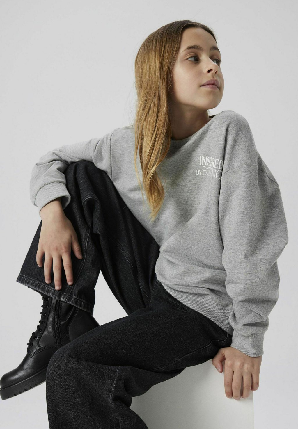 

Толстовка RELAXED FIT Name it, серый