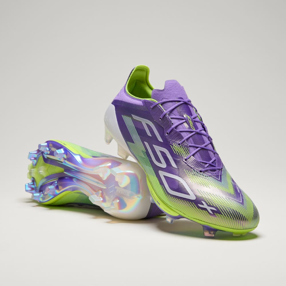 

Бутсы Adidas F50+ Firm Ground Cleats, цвет Purple Rush/Cloud White/Lucid Lemon