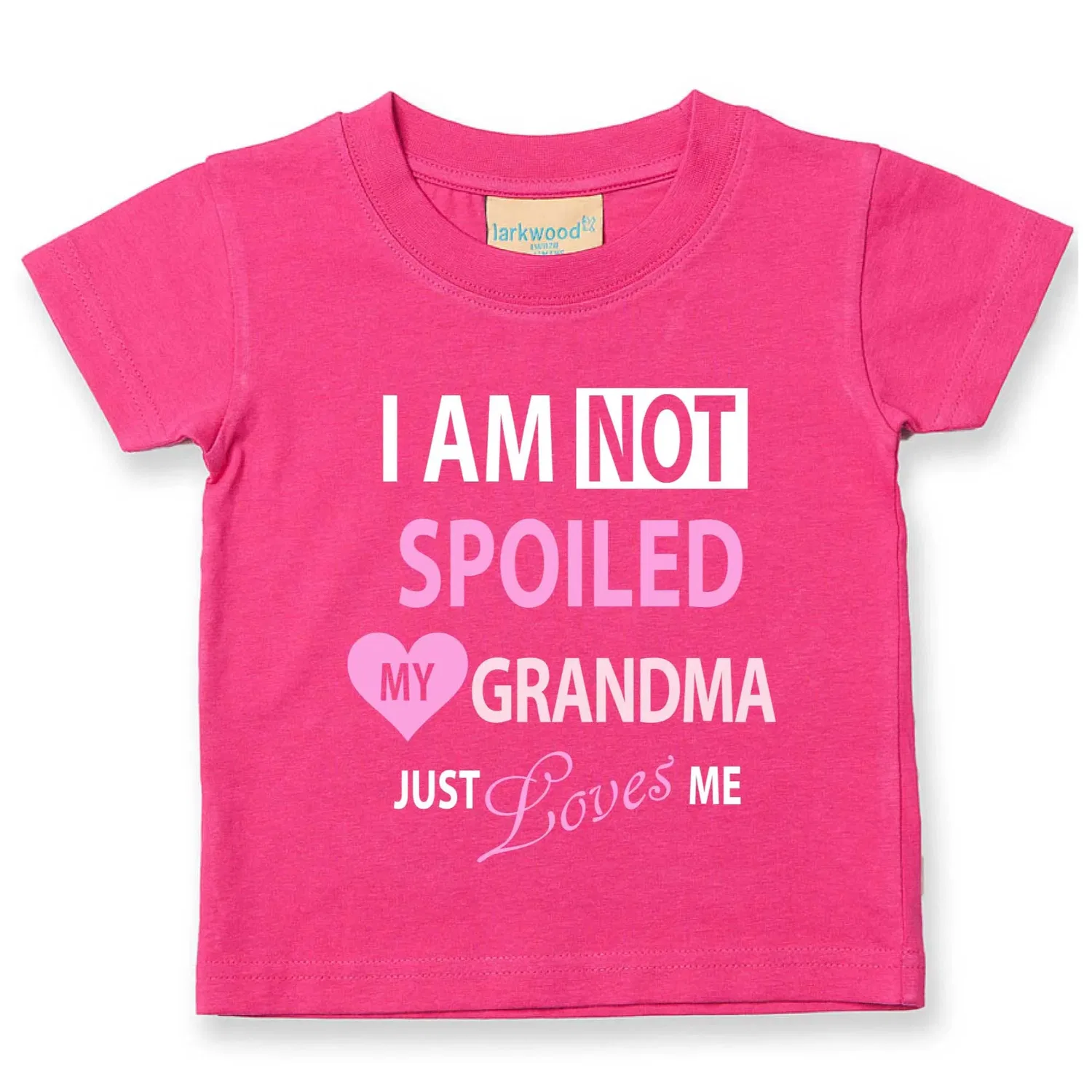 Футболка детская "I'm Not Spoiled" 60 Second Makeover, розовый — фото 2