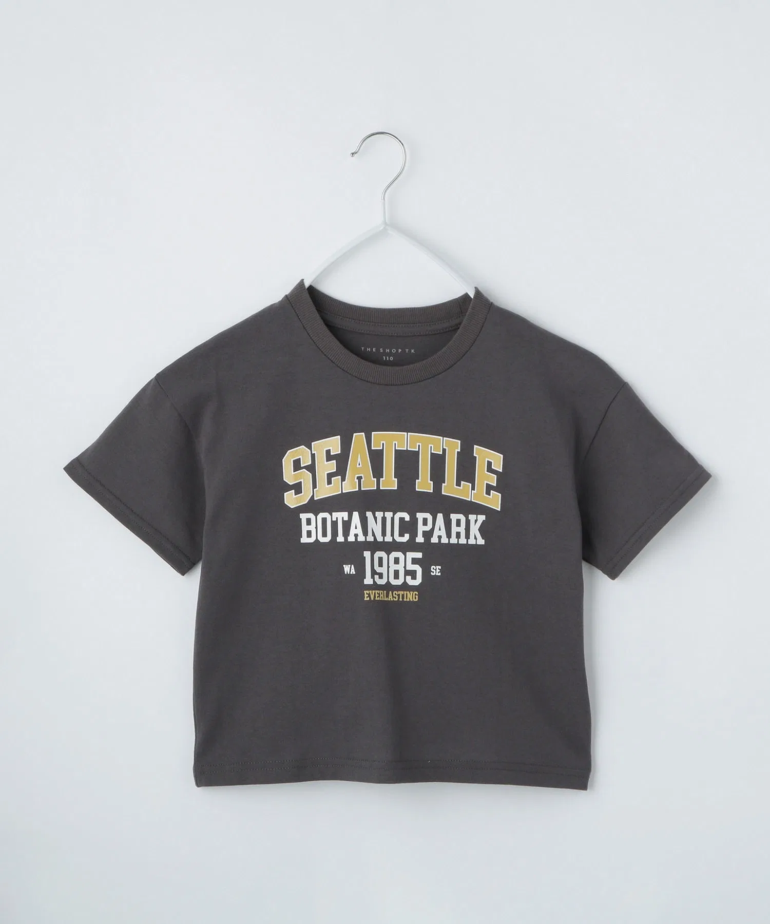 Детская футболка с принтом THE SHOP TK чёрный