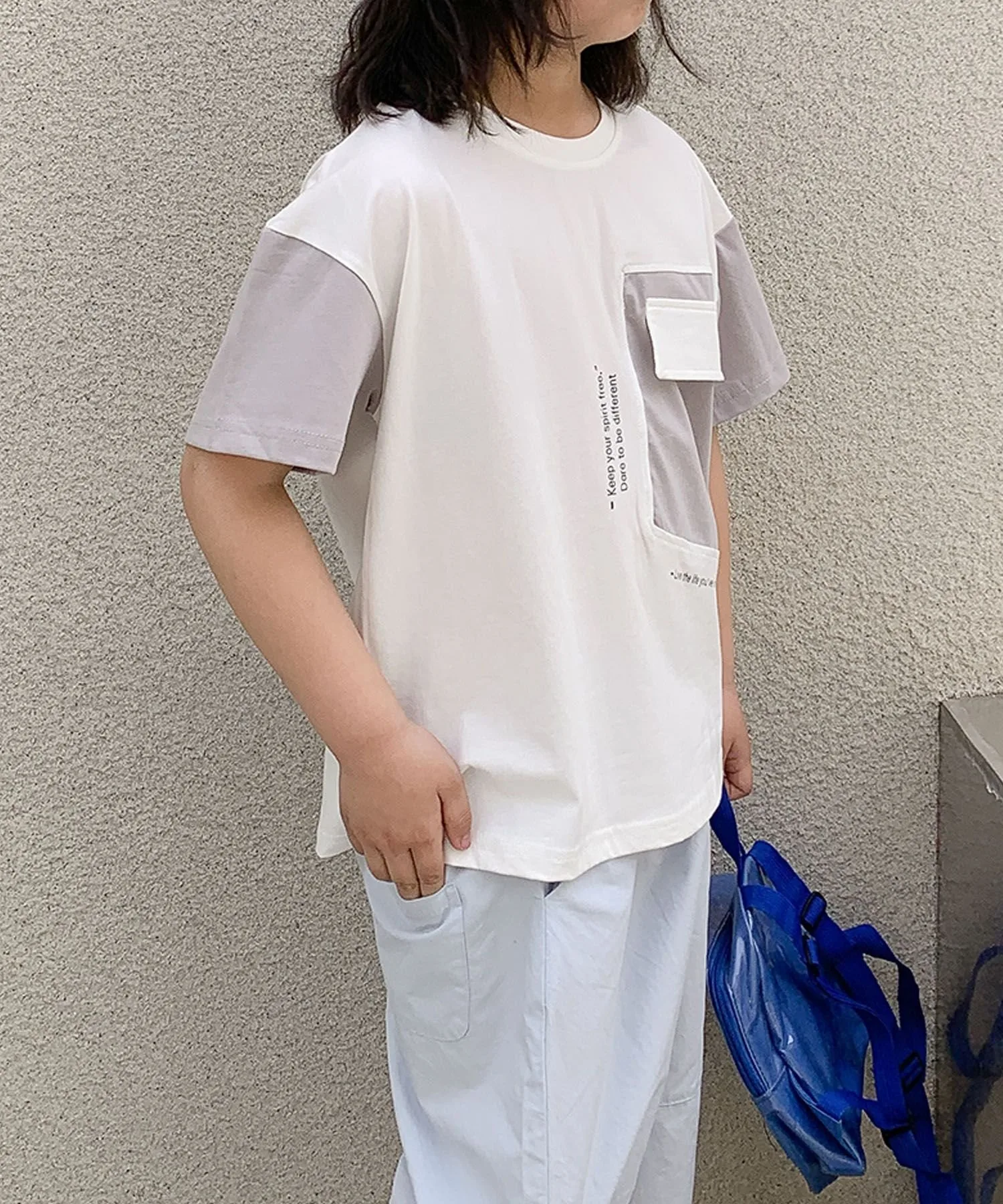 Детская футболка с принтом в цветовой гамме [aimoha-KIDS-] Aimoha Kids, Light gray