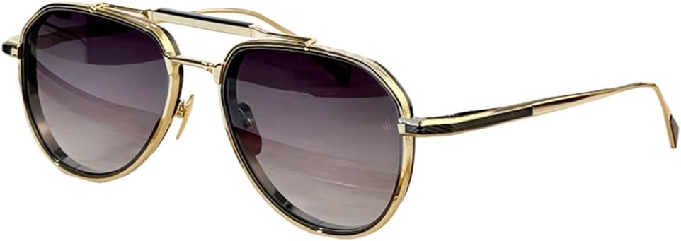 

Металлические розовые полые солнцезащитные очки UV400 с двойной перемычкой и градиентным переходом для женщин и мужчин, удобные для активного отдыха, спорта и путешествий UYPTK, C6