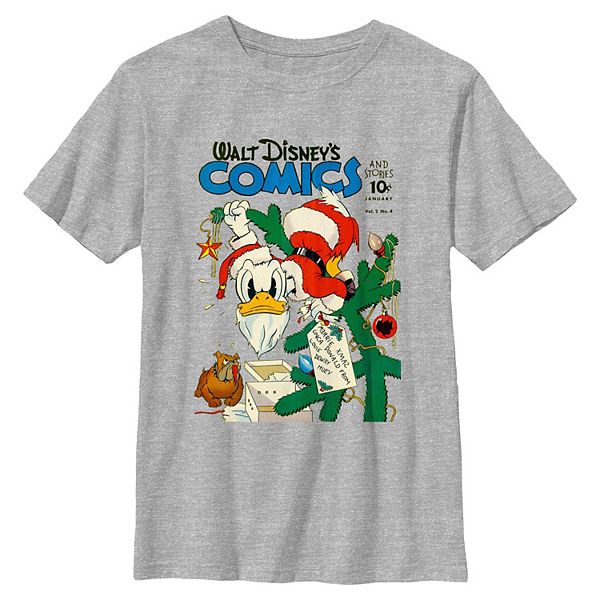 

Футболка с принтом Donald Duck Comics Christmas для мальчиков 6-20 Disney