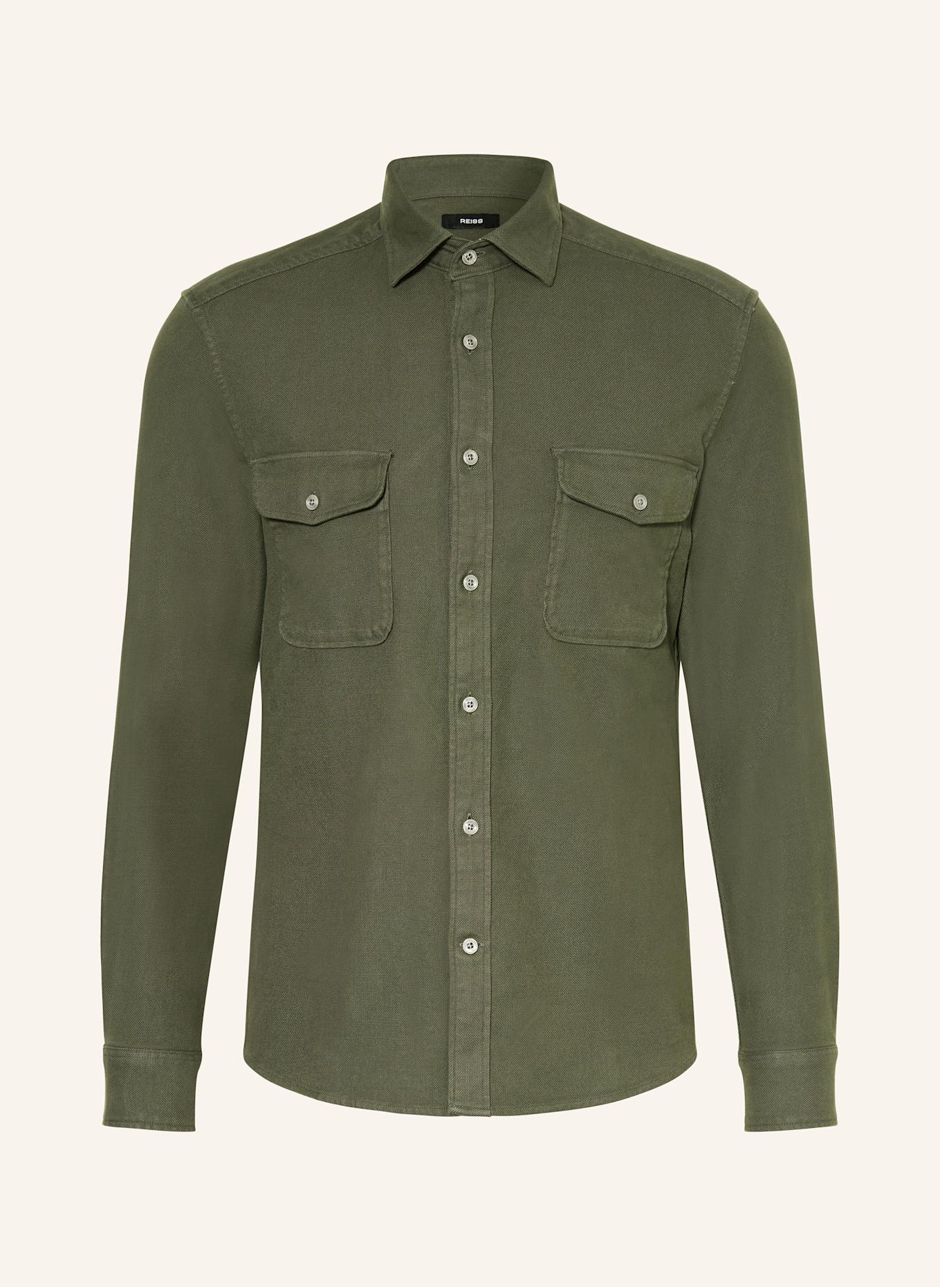 

Рубашка caparzo regular fit Reiss, хаки