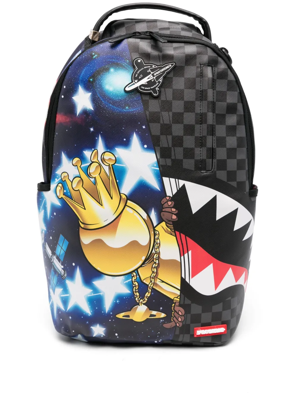 

Рюкзак с принтом sprayground kid, синий