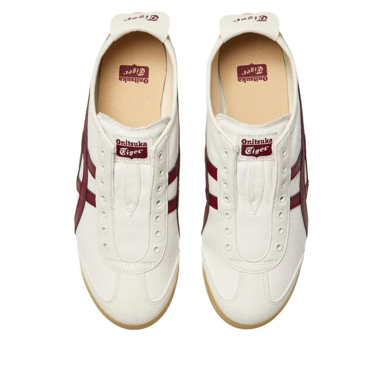 Слипоны Onitsuka Tiger Mexico 66 Slip-On 'Off White Beet Juice' — фото 4