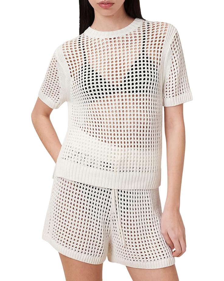 

Футболка AllSaints Paloma Tee, цвет Chalk White