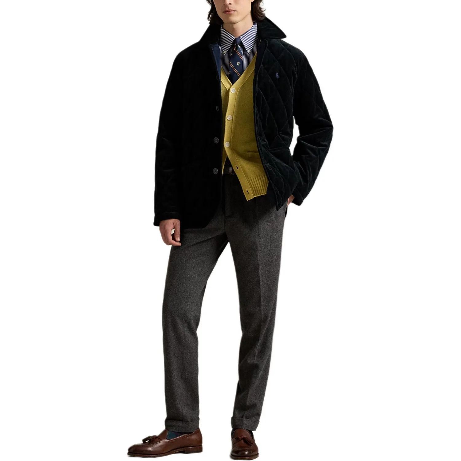 Стеганая куртка Polo Ralph Lauren, Pilot Marine Blue — фото 2