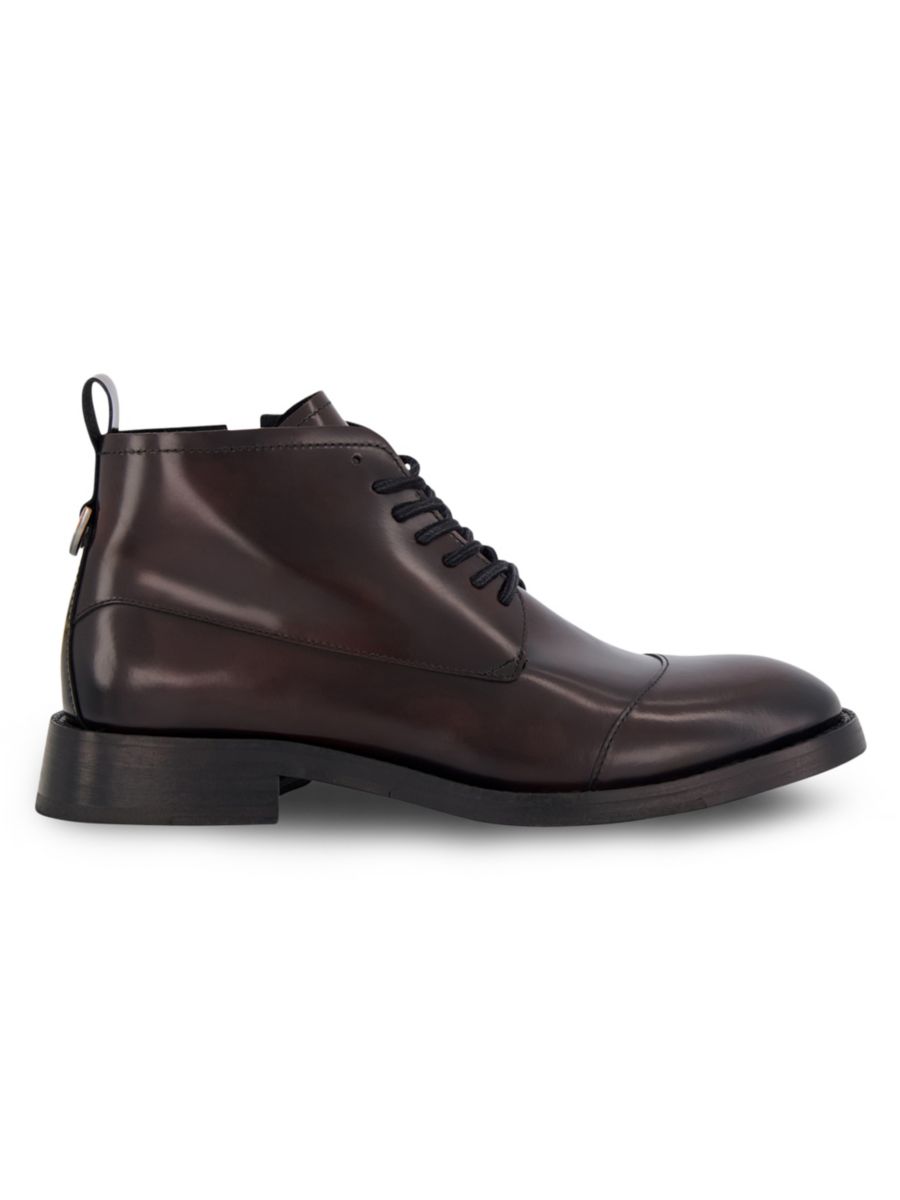 

Кожаные ботинки Chukka White Label Karl Lagerfeld Paris, бордовый