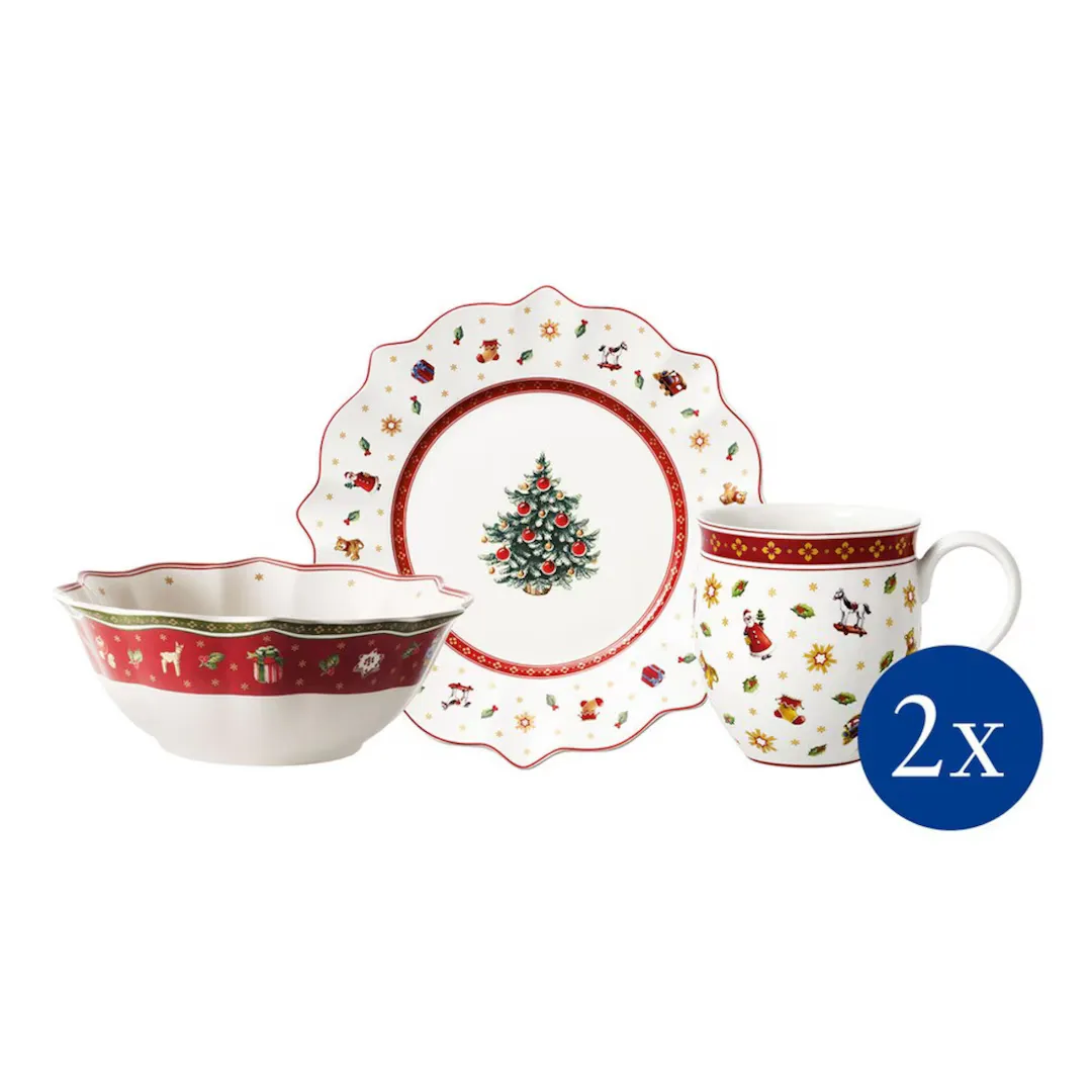 

Завтрак на двоих белые, 6шт Toy's Delight Villeroy & Boch, белый