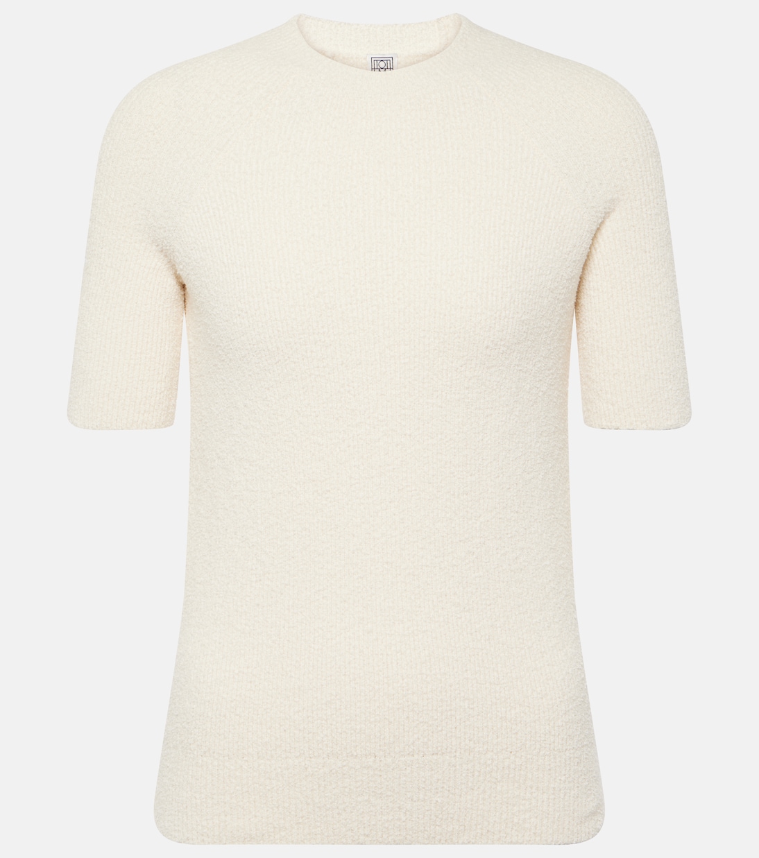 

Футболка из махровой ткани из смесового хлопка Toteme, белый