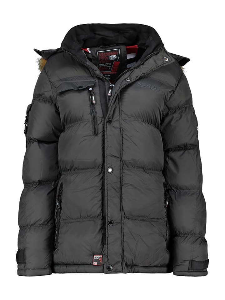 

Зимняя куртка "Бонапарт" темно-серого цвета Geographical Norway