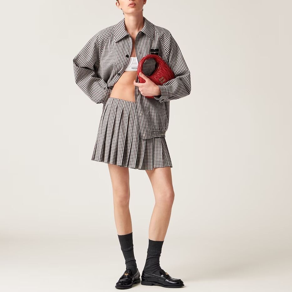 Юбка Miu Miu, бордовый — фото 2