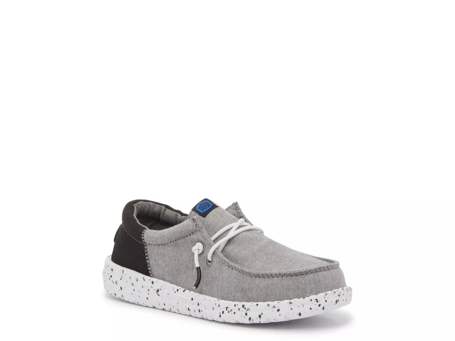 

Кроссовки HEYDUDE Wally Funk Splatter Slip-On — детские, серые