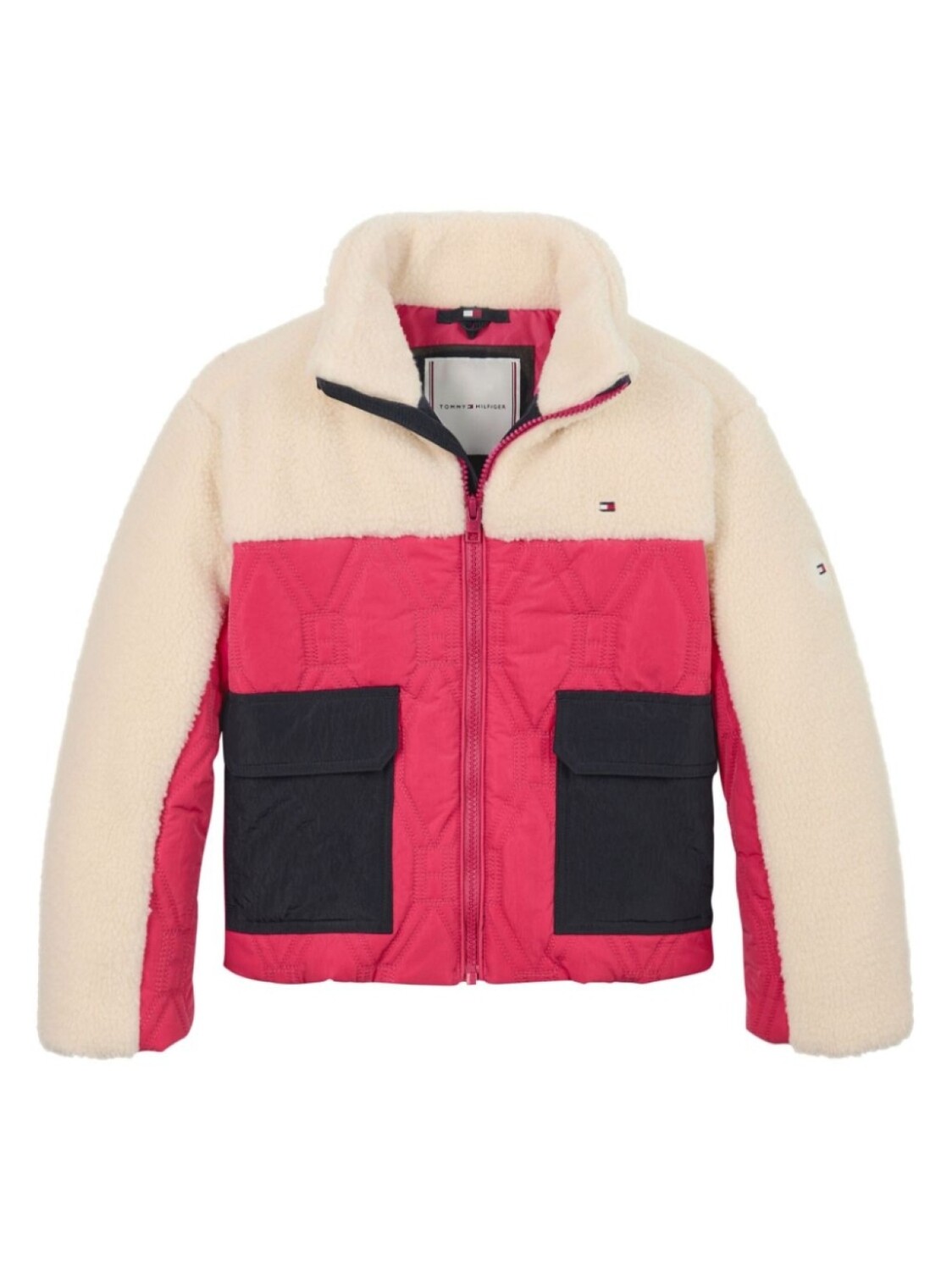 

Бомбер Tommy Hilfiger Junior, розовый