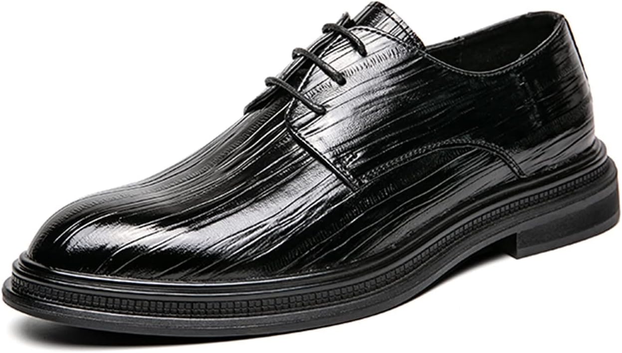 

Мужские оксфорды GOMMER, шнуровка, круглый носок, веганская кожа, резиновая подошва, низкий каблук, противоскользящие, подходят для многих случаев. (Цвет: коричневый, размер: 8)