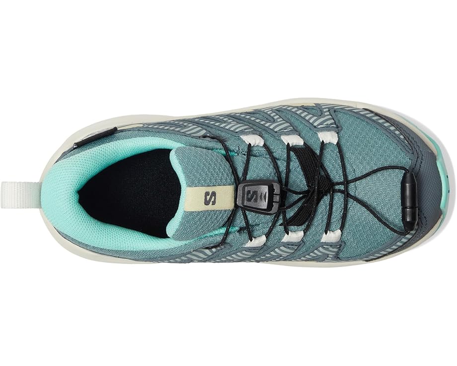 Кроссовки Salomon Kids Xa Pro V8 Waterproof, цвет Trooper/Turbulence/Aruba Blue — фото 2