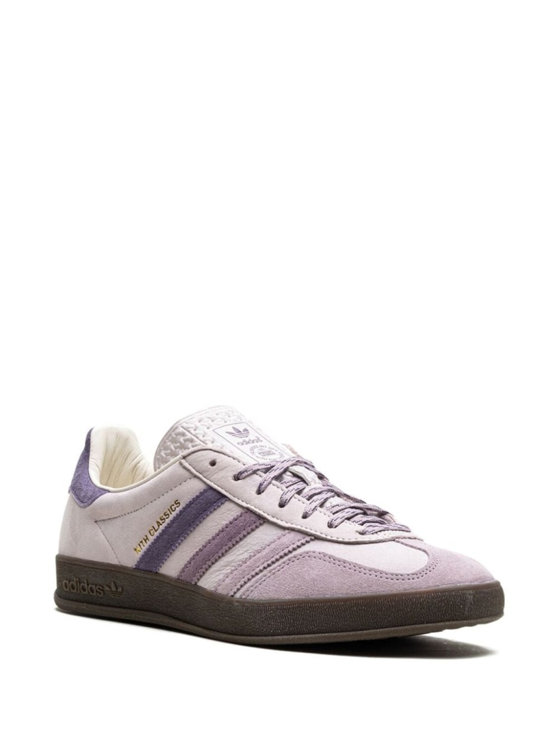 Adidas кроссовки Gazelle Indoor Ash Purple из коллаборации с Kith Classics, фиолетовый — фото 2