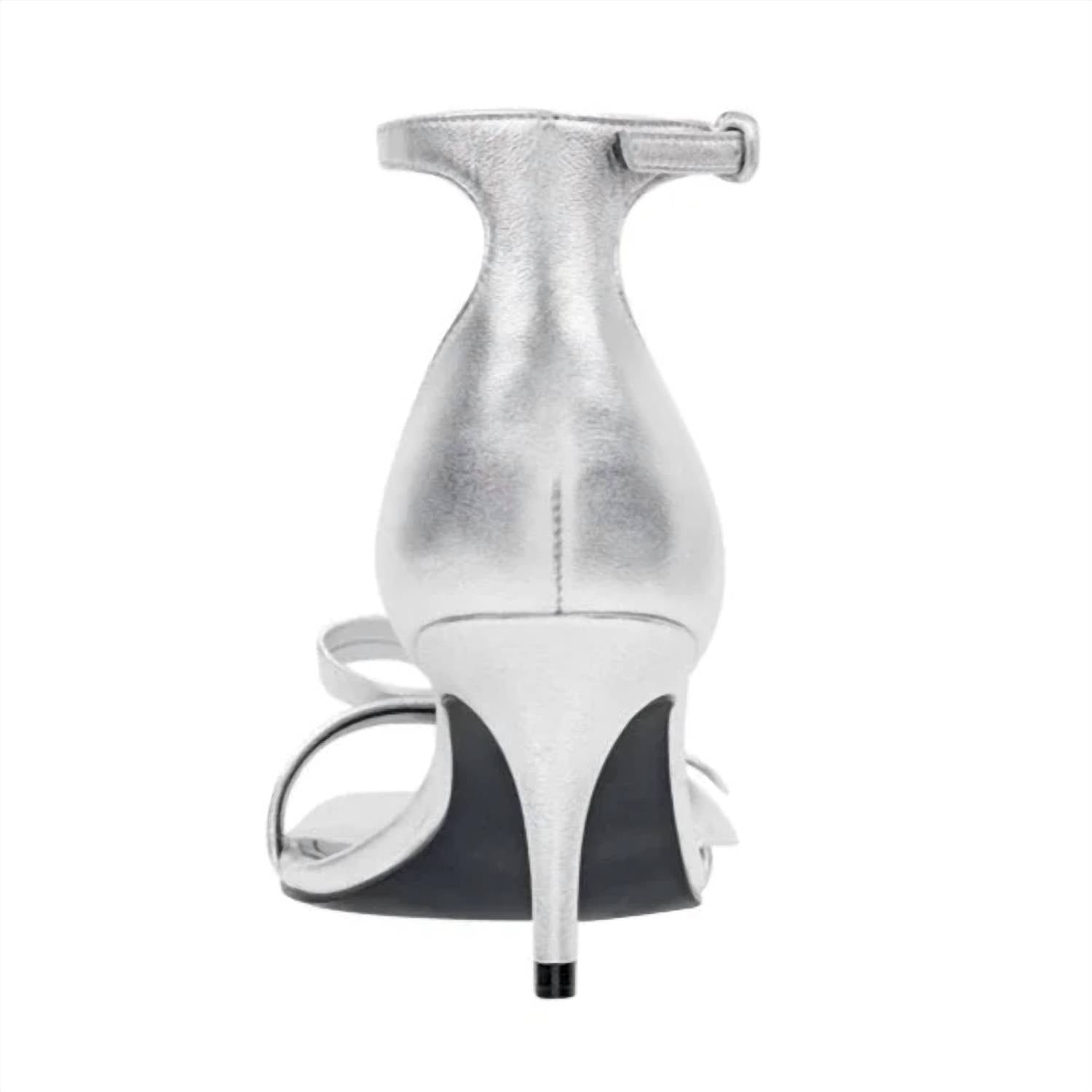 Женские туфли Tierra Heels серебристого цвета Marc Fisher, серебряный — фото 4