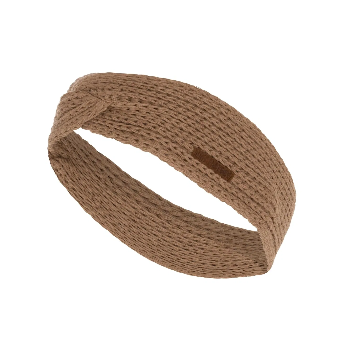 Женская вязаная повязка на голову «Joy» от KNIT FACTORY Knit Factory, Nude