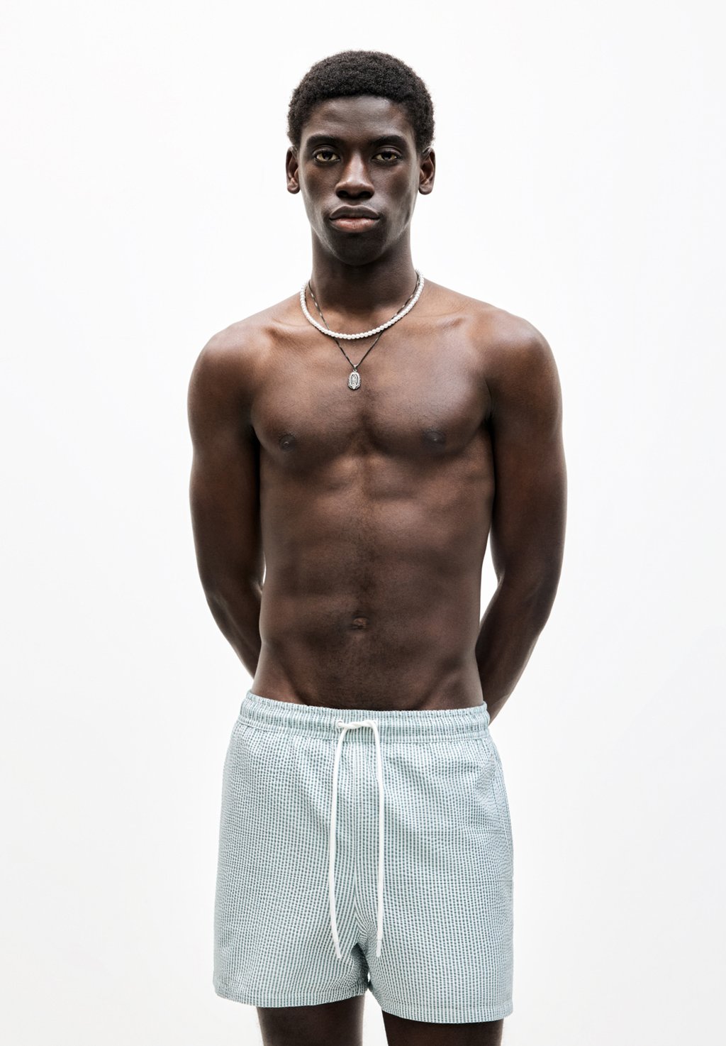 

Шорты для плавания STRIPE PULL&BEAR, зеленый