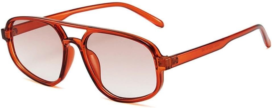 

Женские солнцезащитные очки с двойной перемычкой UV400, мужские очки «кошачий глаз» с леопардовым принтом для занятий спортом на открытом воздухе, бега и верховой езды, леопардовый принт LXLHWN, Tea Tea Gradient