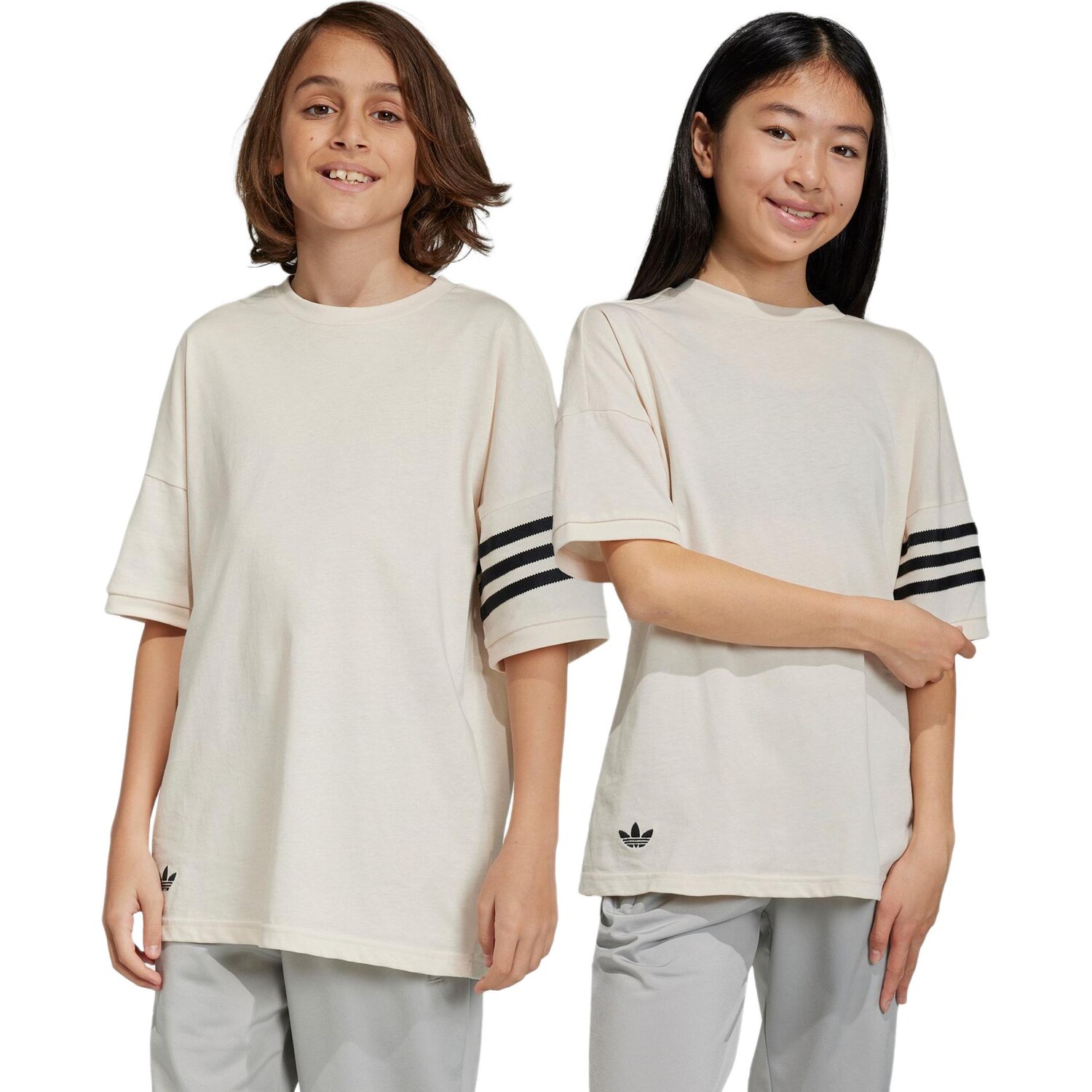 Детская футболка Adidas Originals, цвет Wonder White — фото 3