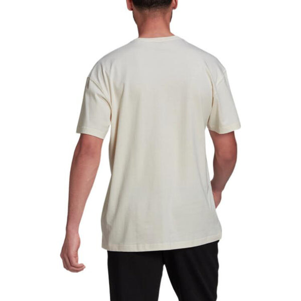 Футболка adidas Solid Color Sports Round Neck Short Sleeve Beige, мультиколор — фото 3