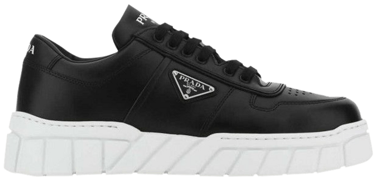 

Кроссовки Prada Leather Sneakers 'Black', черный