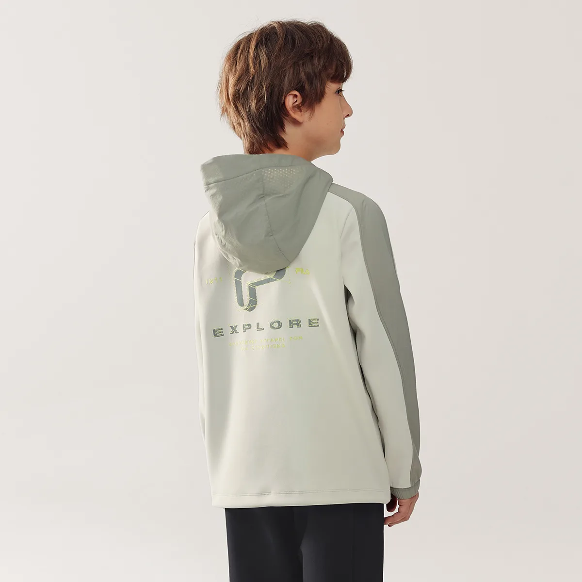 Свитшот PERFORMANCE FPF детский FILA KIDS, Steam Gray — фото 4