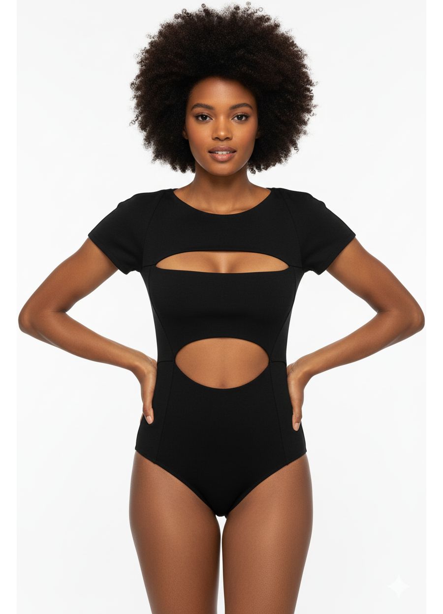 

Женский джинсовый боди Otara - стильные вырезы Jendue, No Color