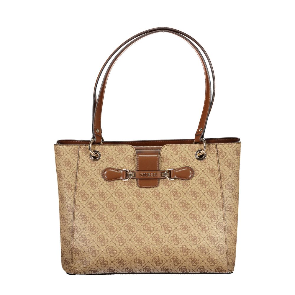 

Бежевая полиэтиленовая сумка Guess Shoes