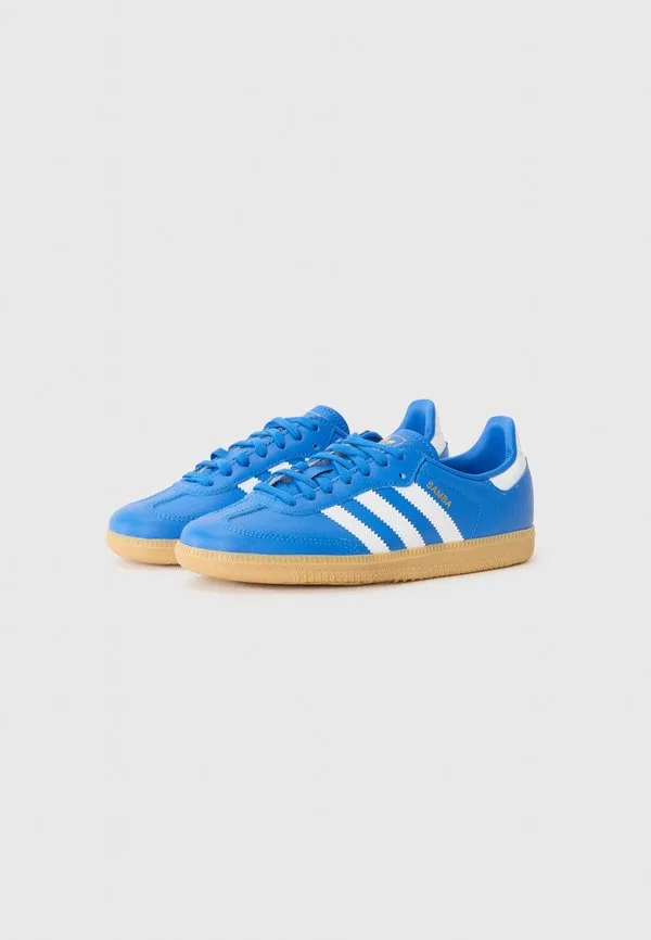 Кроссовки samba og Adidas Originals, Blue/White/Gum — фото 2