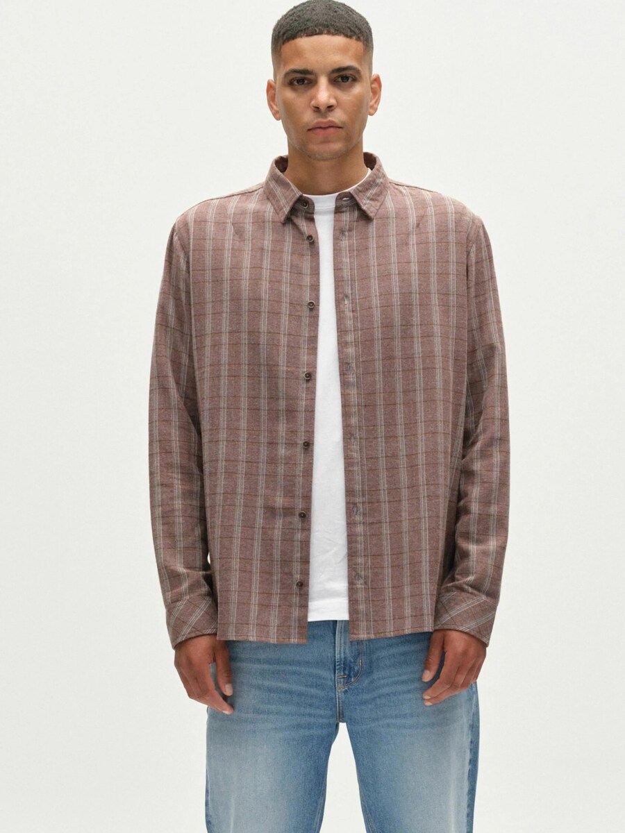 

Рубашка на пуговицах классического кроя GABBA Sven, Lobster