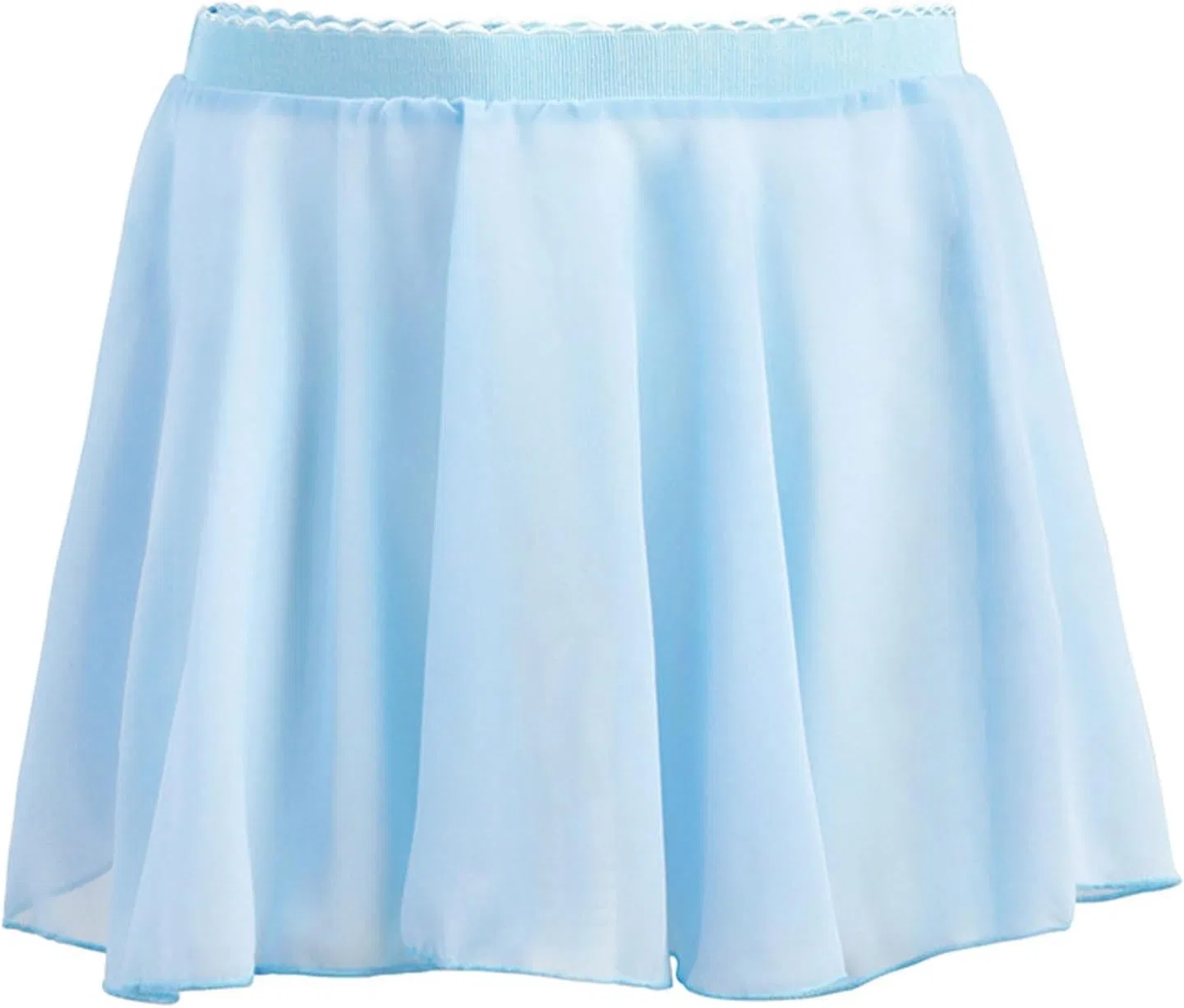 Юбка для девочек, легкая шифоновая, A-line, Light Blue