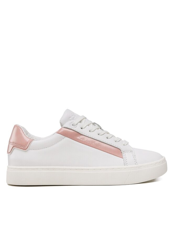 

Кроссовки Logo Cupsole Lace Up Calvin Klein, белый