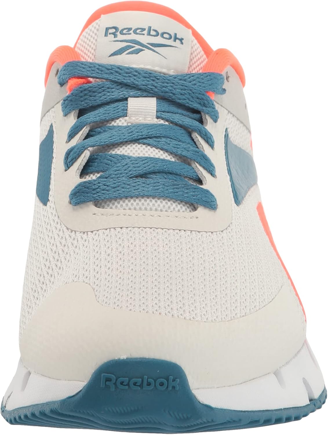 Детские кроссовки Reebok Zig Dynamica 2.0 для девочек (старший возраст), синий/оранжевый/серый/стальной — фото 2