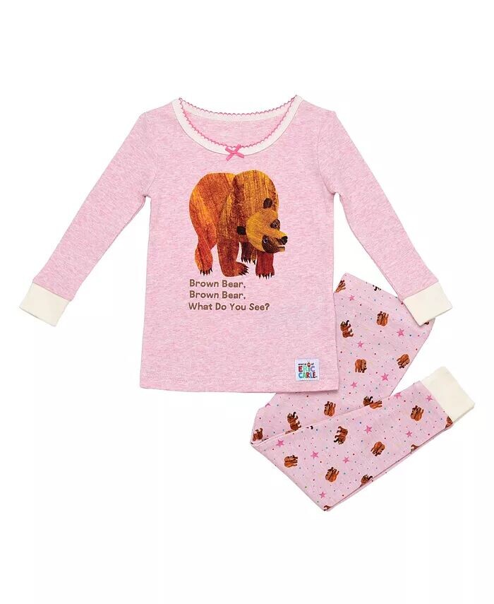 

Пижамный комплект из 2 предметов Eric Carle Snug Fit для девочек Rashti & Rashti, розовый