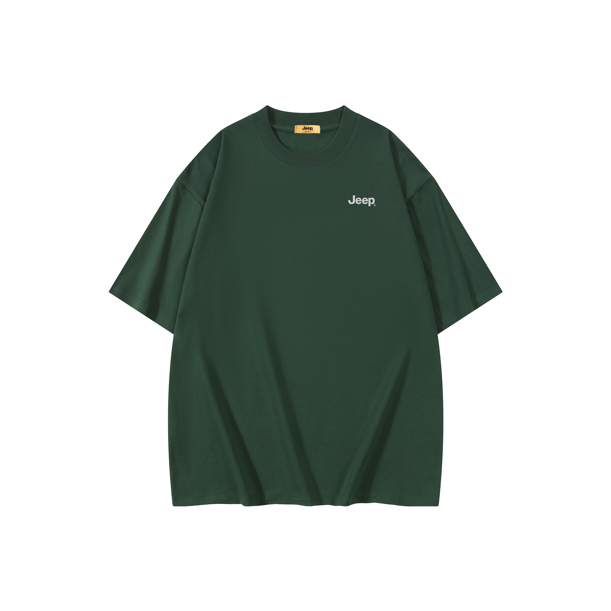 

Футболка Unisex Crew Neck Straight Fit Jeep, темно-зеленый