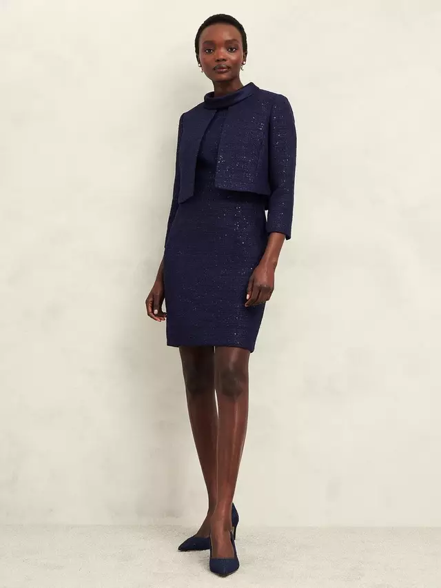 

Куртка Hobbs Prisha Embellished Tweed, цвет midnight navy, Синий, Куртка Hobbs Prisha Embellished Tweed, цвет midnight navy