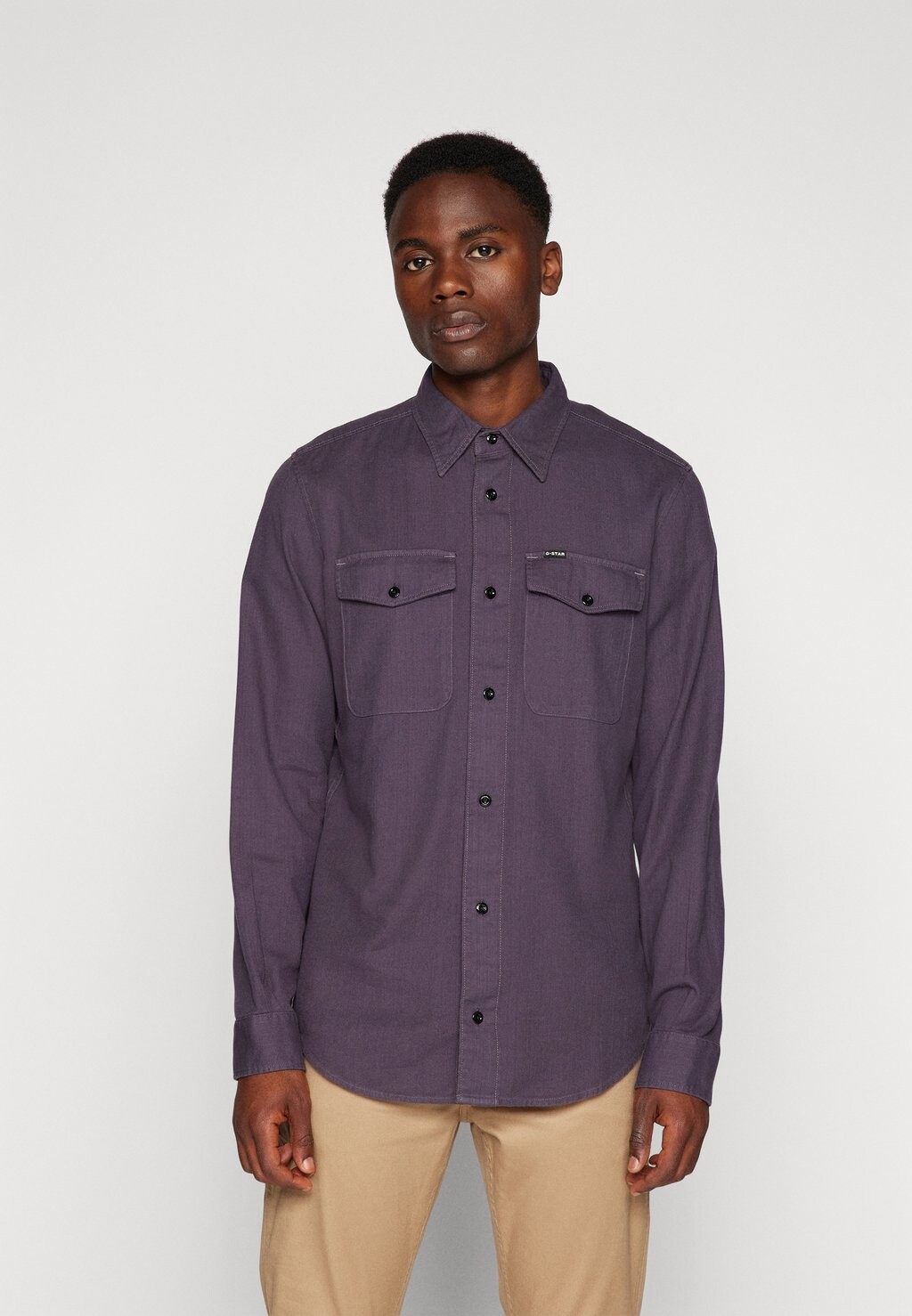 

Рубашка MARINE SLIM SHIRT G-Star, цвет grape