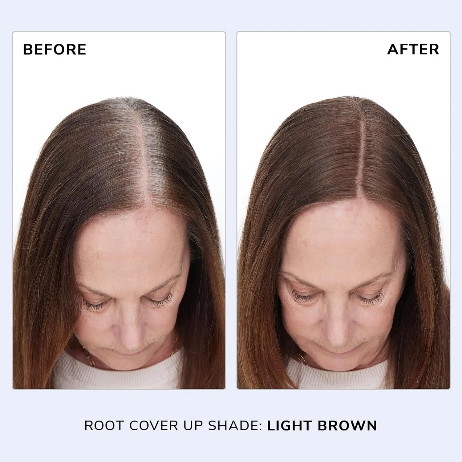 COLOR WOW Root Cover Up - Мгновенное закрашивание седины и подкрашивание | Водо- и потоустойчивое | Не оставляет следов | Удостоенная наград формула, Light Brown — фото 3