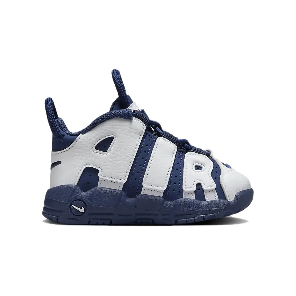 Nike Кроссовки Air More Uptempo для малышей, бело-голубые — фото 3