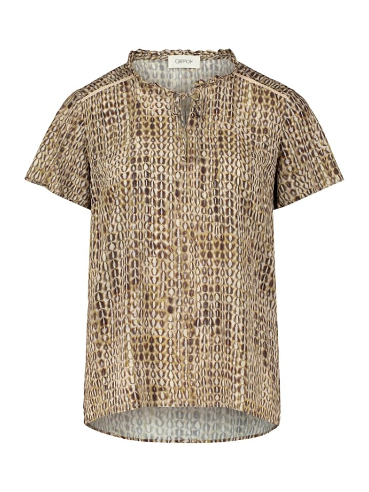 

Повседневная блузка коричневого цвета CARTOON