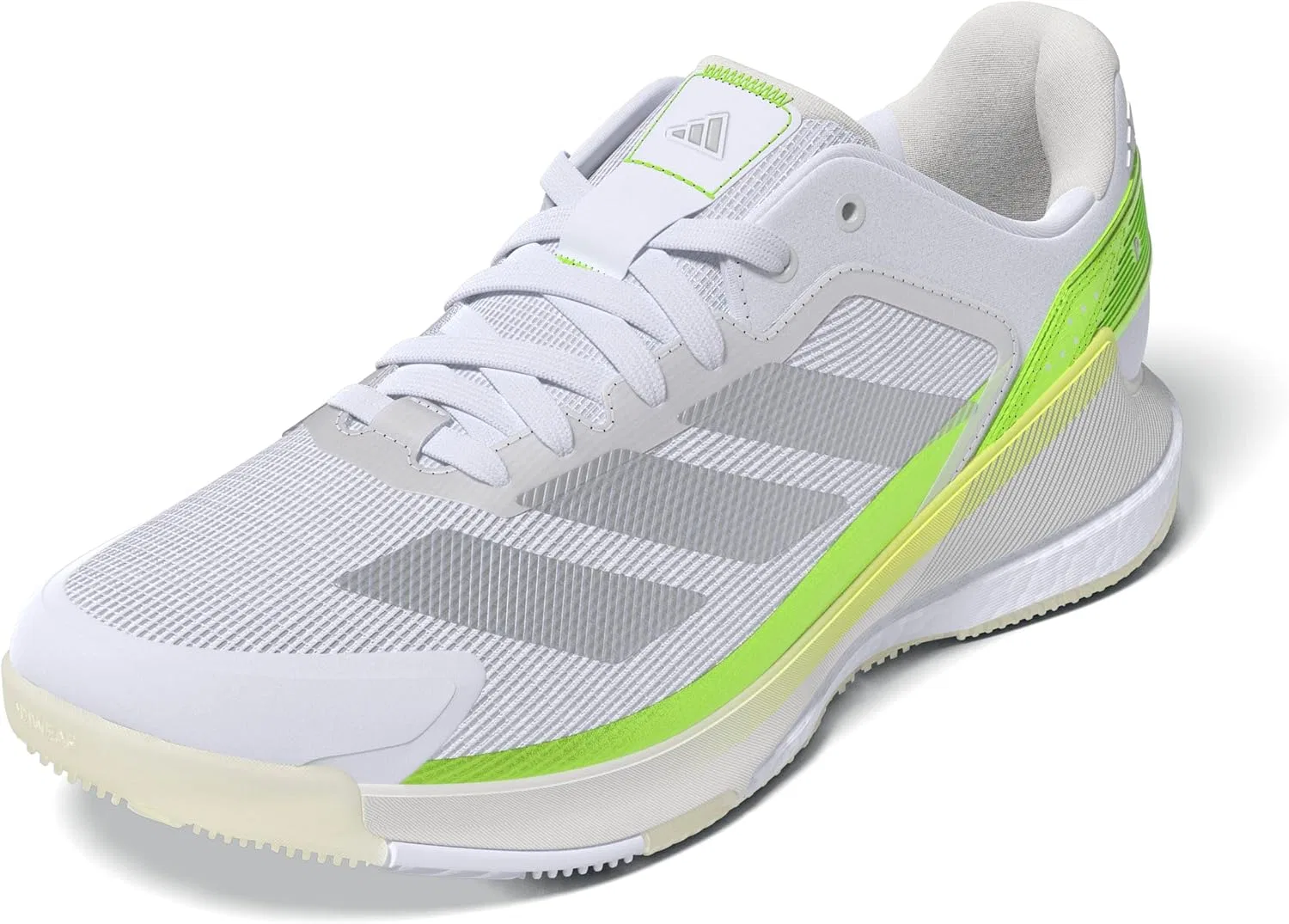 Кроссовки для падел adidas, White/Zero Metallic/Lucid Lemon