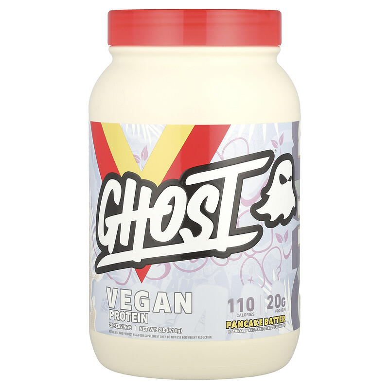 

Ghost, Vegan Protein, тесто для блинов, 910 г (2 фунта)