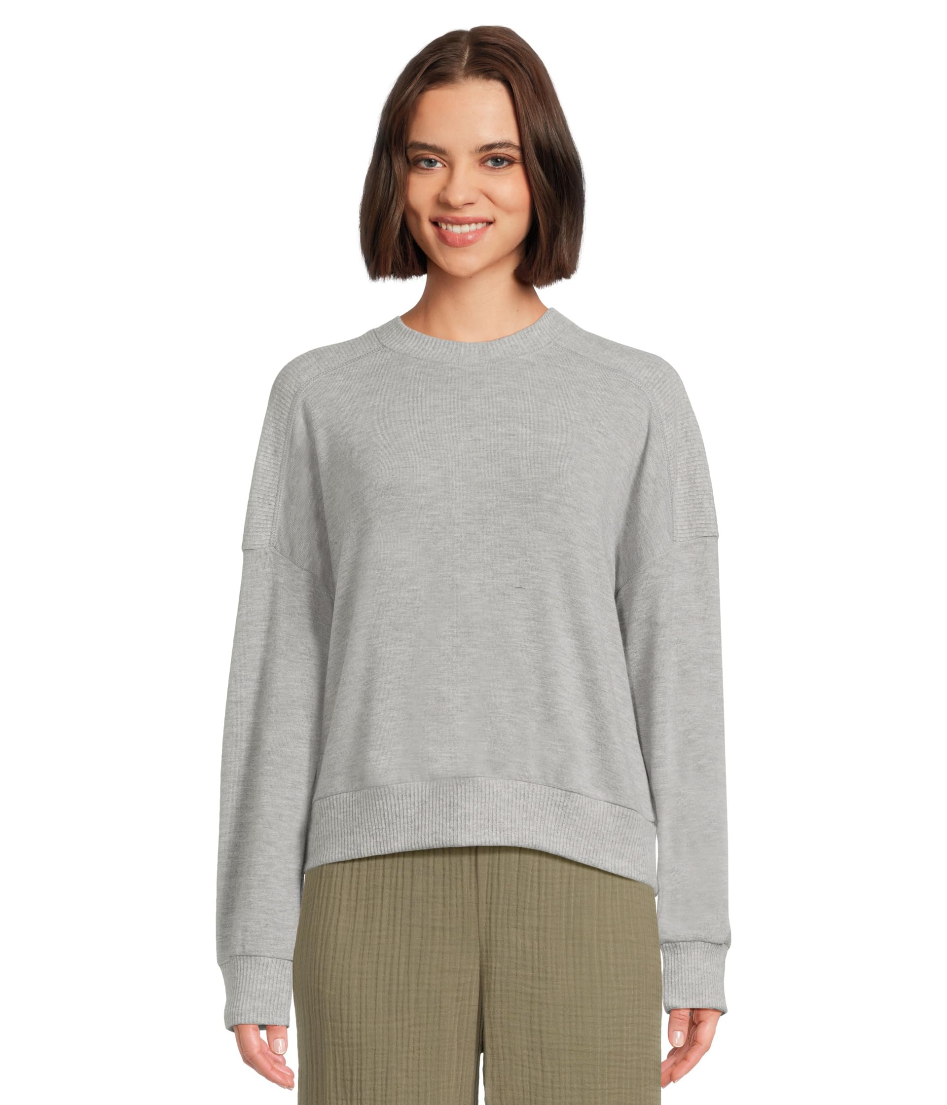 

Свитер Michael Stars Marty Crew Neck Pullover, цвет Heather Grey