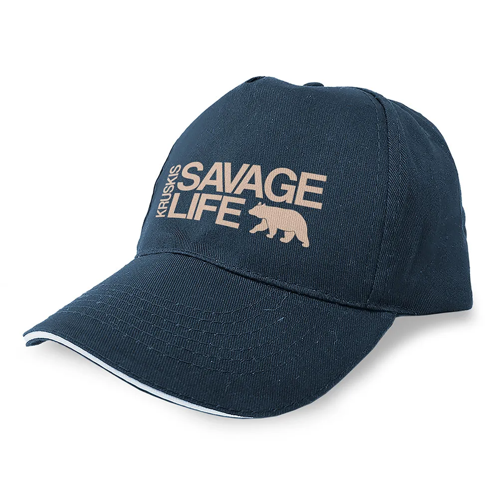 

Бейсболка Kruskis Savage Life, синий
